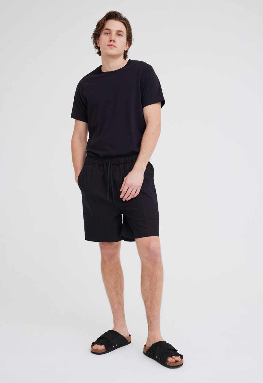 Jac + Jack Edon Cotton Twill Short - Black